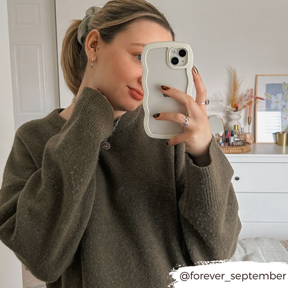 Curvy Phone Case - Cream